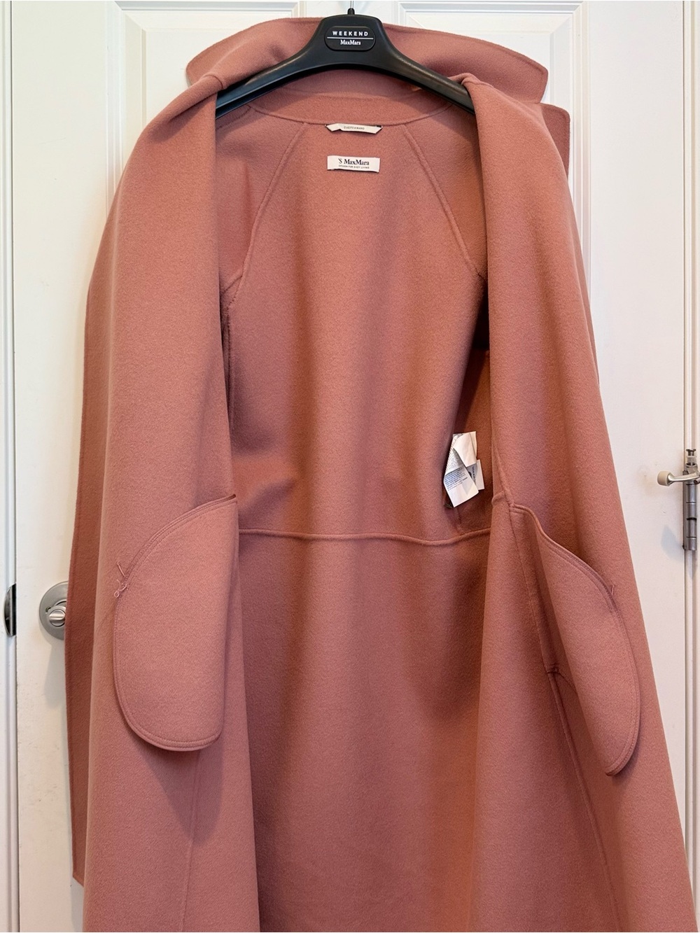 ‘S Max Mara “ Arona “ 100% Wool Coat Dust Pink All seasons. Size: US8 - Picture 1 of 12